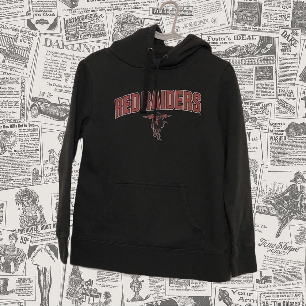 Black Ted Raiders Hoodie, Adult Size Small